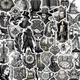Набор виниловых наклеек стикеров LTC Стикерпак Vintage Style 50 шт. (SL2023121101) - изображение 2