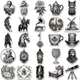 Набор виниловых наклеек стикеров LTC Стикерпак Vintage Style 50 шт. (SL2023121101) - изображение 4