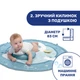 Розвиваючий килимок з проектором-нічником 3 в 1 Chicco Enjoy Colours Блакитний (09866.20) - зображення 4