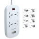 Сетевой фильтр питания ColorWay 4 розетки/4USB White 1.8м (1QC3.0 + 3 AUTO ID) (CW-CHU44QW) - изображение 3