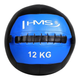 Piłka do ćwiczeń HMS Wall Ball 12 kg Niebieska (5907695518313) - obraz 1