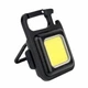 Светодиодный аккумуляторный LED фонарик брелок UKC 2230 с карабином на 3 режима - изображение 1