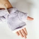 Дитячі рукавички рукавиці Вушка Зайчика бузкові - зображення 3