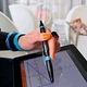 Ручка шариковая для левши Stabilo SmartBall с функцией touch screen 0,5 мм синяя (411172) - изображение 4