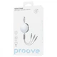 Кабель Proove Triple Sync 3 in1 USB to Type-C + Micro USB + Lightning (3 A. 1.2m) White - зображення 3