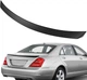 Спойлер Mercedes W221 чорний глянсовий ABS-пластик - зображення 2