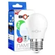 Світлодіодна лед LED лампа 7W 7Вт Е27 4500К кулька G45 нейтральне біле денне світло - зображення 1