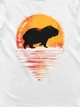 Футболка чоловіча Dubhumans Enjoy, be Capy (Капібара) Білий 2XL (CAPE-TM-W-2XL) - зображення 2