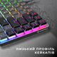 Клавиатура механическая проводная GamePro MK141R Red Swich Low Profile 75% RGB Dark Gray - изображение 5