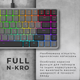 Клавиатура механическая проводная GamePro MK141R Red Swich Low Profile 75% RGB Dark Gray - изображение 11
