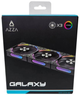 Набор вентиляторов AZZA Galaxy Standard Fan Blade 3 шт. Black (LFO-4912DB3) - изображение 6