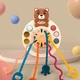 Погремушка прорезыватель игрушка моторика для детей Монтессори Медведь - изображение 3