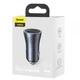 Автомобильное зарядное устройство Baseus Golden Contactor Pro Dual Quick Charger Car Charger USB+Type-C 40W 3A Dark Grey (CCJD-0G) - изображение 4