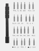 Отвертка Jiuxun Tools Screwdriver + биты 24 шт. Q/NBJX005 - изображение 3