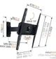 Настінне кріплення для телевізора Vogels MA3030 Black (8553030) - зображення 3