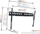 Настенное крепление для телевизора Vogels MA4010 Black (8554010) - изображение 3