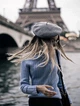 Теплый женский берет Honey Fashion Accessories One Size серый (13-64) - изображение 3