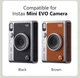 Чохол для фотокамери FujiFilm INSTAX mini EVO Коричневий Case Brown (3997741) - зображення 6