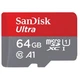 Карта пам'яті SanDisk 64GB A1 Ultra MicroSD UHS-I Class 10 (Up to 98 MB/s) (SDSQUNC-064G-ZS3MN) - зображення 1