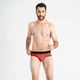 Чоловічі анатомічні сліпи з бавовни, Anatomic Slips Black Series, червоний XL BS190-07 - изображение 3
