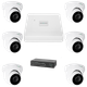 Комплект відеоспостереження на 6 камер GreenVision GV-IP-K-W76/06 5MP - зображення 1