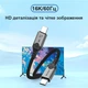 Кабель Type-C – Type-C USB 5.0 PD 240W 16K/60Hz 80Гбіт/с Thunderbolt 5 1 м Чорний - зображення 4