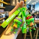 Брелок Черепашки ниндзя Рафаель Rafael Ninja Turtles детский брелок на рюкзак, ключи 6,5 см - изображение 8