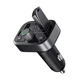 FM-трансмітер модулятор + 2USB 2.4A +Type-C для зарядки Baseus T-Typed Bluetooth FM Launcher S-09 Pro black (C10762200113-00) - зображення 2