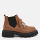 Женские демисезонные челси кожаные низкие Ashoes 271 37 24 см Коричневые (ROZ6501004932) - изображение 1