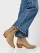 Женские ботильоны замшевые Ashoes Казаки 40 25.5 см Св.Бежевые (ROZ6501005079) - изображение 7