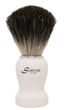 Помазок для гоління Semogue Pharos-C3 Pure Black Badger Artic White - изображение 1
