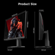 Монитор 24.5" KOORUI 25E3A Full HD VA 170 Гц Black - изображение 2