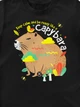 Футболка дитяча Dubhumans Капібара Чорна XS (110-116 см) (CAP-TK-B-XS) - зображення 3