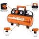 Kompresor powietrza NEO Tools akumulatorowy Energy+ 18 V 8 bar 3.8 l 04-620 (5907558495980) - obraz 8