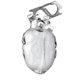 Чехол силиконовый BLACKTIME 808FC HEARTHCASE для Apple AirPods Pro / Pro 2 с карабином, прозрачный - изображение 2