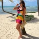 Сукня жіноча Zara Limited Edition Color Block Crochet Mini Dress S Різнокольоровий (5330021) - зображення 2