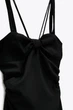 Сукня жіноча ZARA Little Black Mini Dress With Know Coctail Party S Чорний (43446) - зображення 6