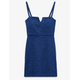 Сукня жіноча Zara Tweed Texture Weave Tank Dress S Блакитний (8844\106\030) - зображення 5