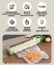 Вакууматор вакуумний пакувальник продуктів vacuum Sealer LC-802 домашній ваккуматор спаювач для продуктів з дисплеєм - зображення 4