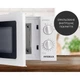 Микроволновая печь 20л Соло с подсветкой INTERLUX IMWO-8820SW СВЧ 700 Вт 6 уровней мощности, эмаль, белая (24,5 см поворотный стол) - изображение 3