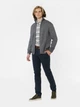 Кофта чоловіча сіра Arber Zipper-cardigan N-MTR-16 S зріст 4 сірий (M10.31.12.431) - изображение 2