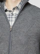 Кофта чоловіча сіра Arber Zipper-cardigan N-MTR-16 S зріст 4 сірий (M10.31.12.431) - изображение 4