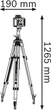 Штатив Bosch Professional BT 300 HD резьба штатива 5/8" (0601091A00) - изображение 6