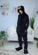 Пижама кигуруми Kigurumi для мальчика Кумамото Медведь Кумамон Черный на рост 155-165 см (204142) - изображение 1