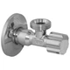 Кран кутовий Albertoni 1/2'x3/4" вентильний для сантехприладів (D914689) - зображення 1