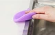 Силіконова губка для миття посуду Silicone Sponge Violet - изображение 3