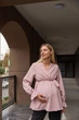 Блуза для вагітних та годуючих Toscana M (44) Lullababe Пудровий - зображення 3