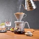 Набор Hario Pearl Grey Set V60 для заваривания кофе с пуровером V60 02, сервером 700 мл и 40 фильтрами (14EDC2EA78B1) - изображение 4