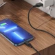 Дата кабель Hoco X90 Cool silicone USB to Lightning (1m) Black - изображение 5