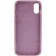 Чохол Silicone Case Full Protective (AA) NO LOGO для Apple iPhone X / XS (5.8") Ліловий / Lilac Pride - изображение 2